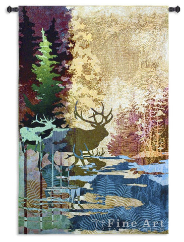 Ghosts of The Tall Timbers Small Wall Tapestry