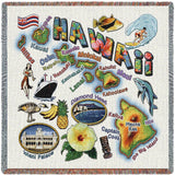 Hawaii State Small Blanket
