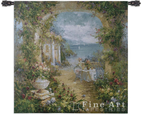 Mediterranean Arches II Large Wall Tapestry
