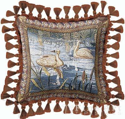 Verdure With Animals Fine Pillow