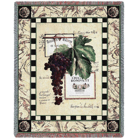 Grapes and Labels IV Blanket