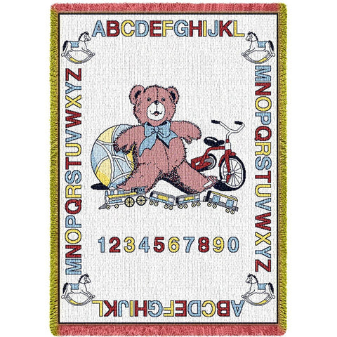 Abc Bear Mini Blanket