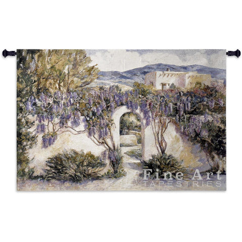 Wistful Wisteria Wall Tapestry