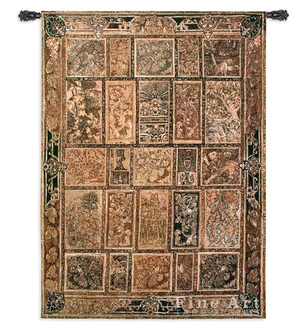 Golden Tapestry Wall Tapestry
