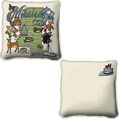 Mississippi State Pillow