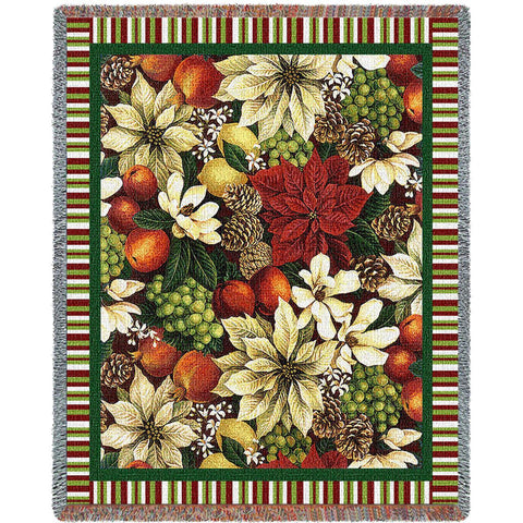 Magnolia Poinsetta Blanket