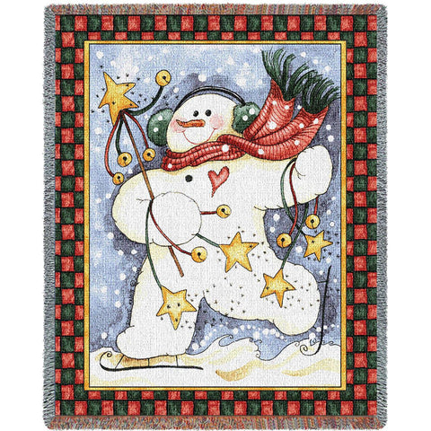 Dancing Snowman Blanket