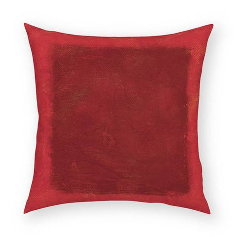 Crimson Square Palette Pillow 18x18