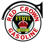 Gasoline Merchandise GS-44DS 22" Double Sided Red Crown Ethyl