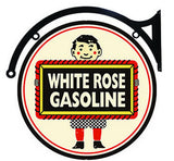 Gasoline Merchandise GS-58DS 18" Double Sided White Rose Gas