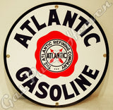 Atlantic Gasoline 12" Sign