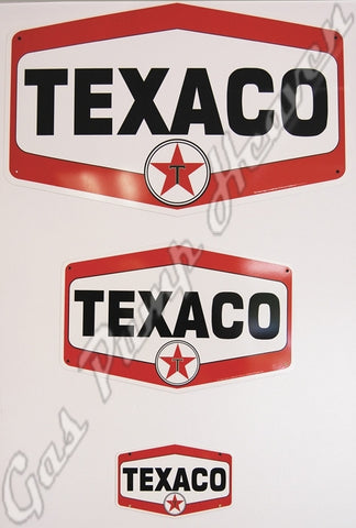 Texaco Hex Sign Small