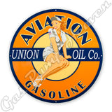 Union Aviation Oil 30" Sign