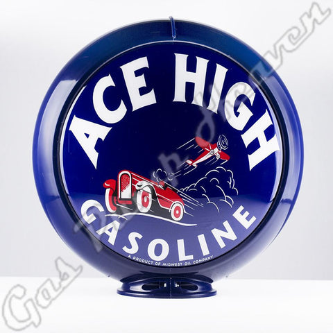 Ace High Gasoline Globe