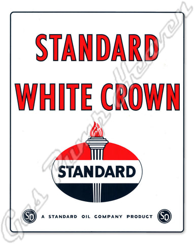 Standard White Crown Decal