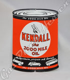 Kendall "Oil Can" Shaped Sign