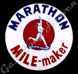 Marathon Mile Maker 30" Sign