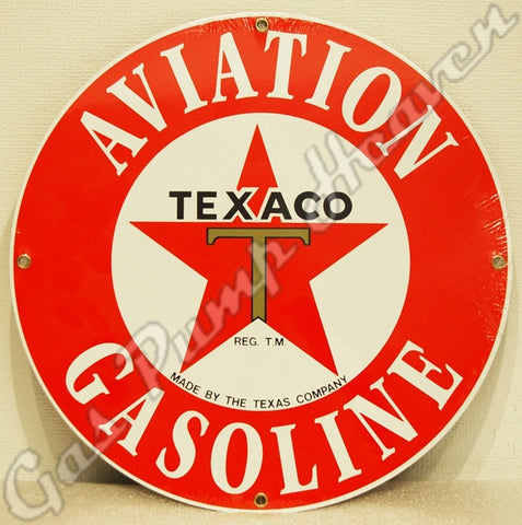 Texaco Aviation Gasoline 12