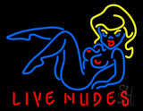 Live Nudes Girl Neon Sign 24" Tall x 31" Wide x 3" Deep