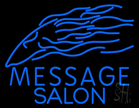 Custom Salon Logo Neon Sign 24