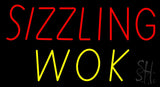Sizzling Wok Neon Sign 20" Tall x 37" Wide x 3" Deep