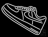 Shoe Icon Neon Sign 24" Tall x 31" Wide x 3" Deep