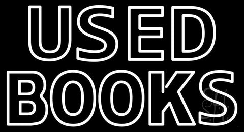Double Stroke Used Books Neon Sign 20