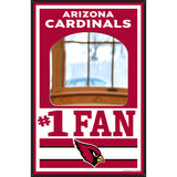 Arizona Cardinals Sign Wood 11x17 Mirror