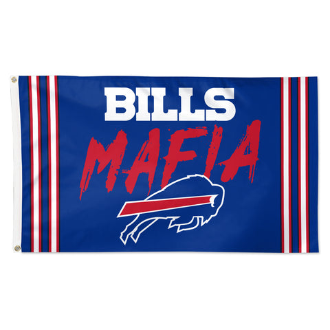 Buffalo Bills Flag 3x5 Deluxe Style Bills Mafia Design