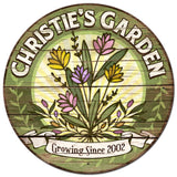 Garden  Vintage Sign - Personalized Metal Sign