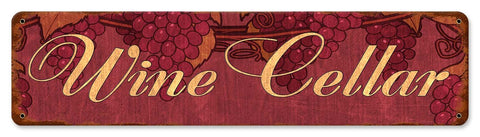 Wine Cellar Vintage Sign Metal Sign