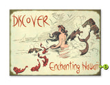 Discover Paradise Wood Sign 23x31