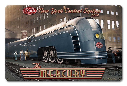 NY-Central-Mercury-Train-Vintage-Sign-Metal-Sign