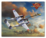 P-38 J Lightning Vintage Sign Metal Sign