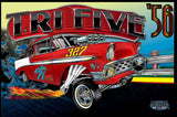 Chevy TriFive Vintage Sign Metal Sign