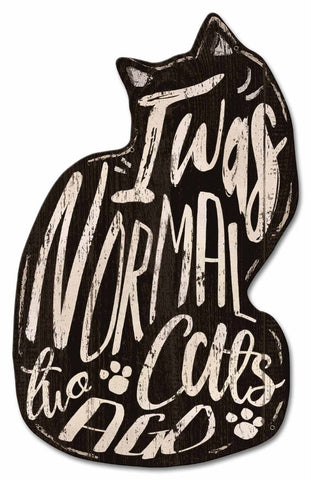 Normal-Two-Cats-Ago-Vintage-Sign-Metal-Sign