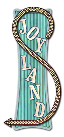 JOYLAND 3-D Vintage Sign Metal Sign