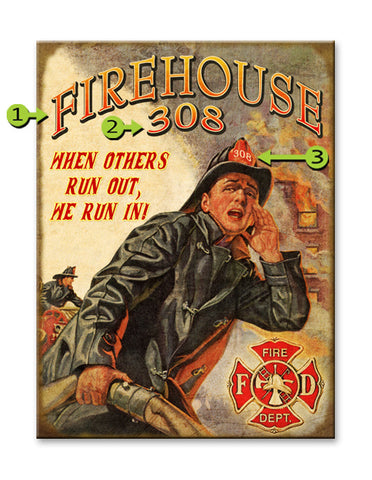 Firehouse Metal 23x31