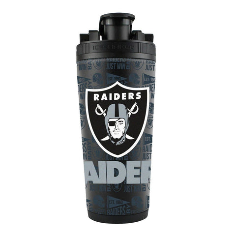 Las Vegas Raiders Ice Shaker 26oz Stainless Steel