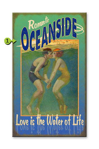 Love is the Water of Life Metal 18x30