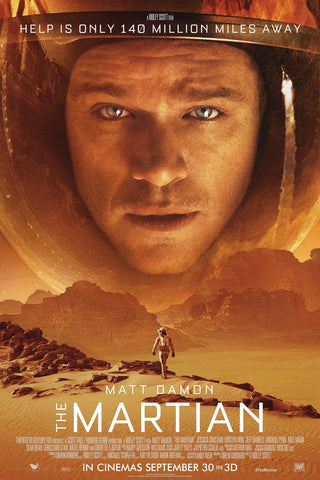 The Martian Style E Movie Poster 27 x 40 inch