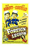 Abbott and Costello in the Foreign Legion, c.1950 Movie Poster Print