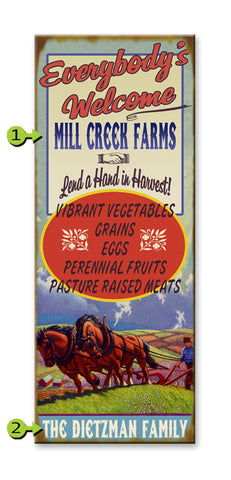 Everybody's Welcome Metal 14x36