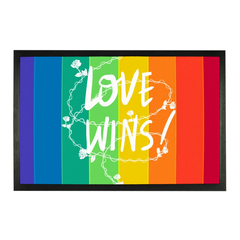 Love Wins Sublimation Doormat