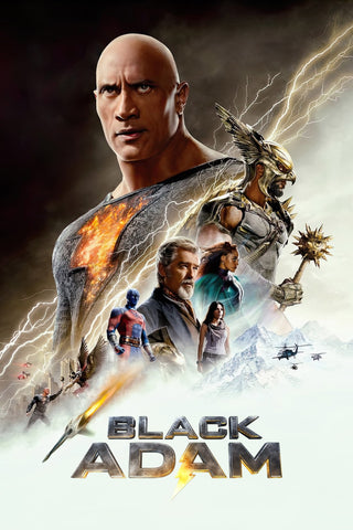 Black Adam Style A Movie Poster 11 x 17 inch