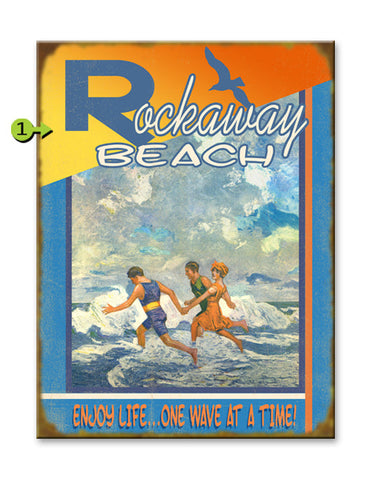 Enjoy Life...One Wave at a Time Metal 28x38