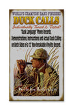 Duck Caller Metal 18x30