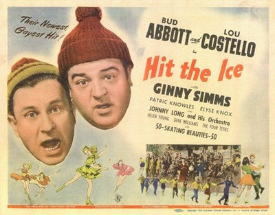 Abbott and Costello, Hit the Ice, c.1943 Movie Poster Print