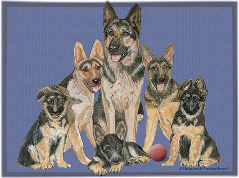 German Shepherds - Best of Breed Dog Breed Fleece Blanket