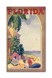 Florida Scene Wood Sign 28x48